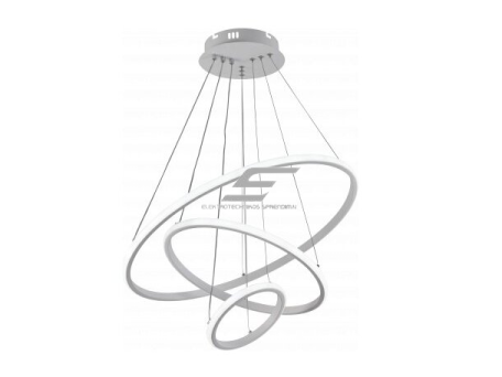 Pakabinamas LED šviestuvas | 78W | CCT 3000–6000K | 4480 lm | 600 x 1000 mm | dimeriuojamas | baltas | IP20 | Optonica PD78-A3