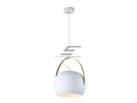 Pakabinamas šviestuvas | E27 | 1x35W | 230V | Ø280x160mm | su 1m kabeliu | be lempučių | IP20 | baltas