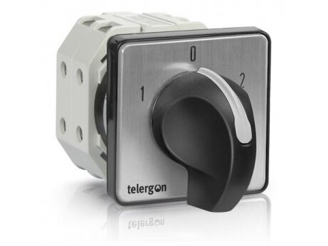 Paketinis jungiklis | perjungiklis | 1-0-2 | 3P | 50A | įmontuojamas | Telegron | T-0004000402E1N1 Paketinis jungiklis | perjungiklis | 1-0-2 | 3P | 50A | įmontuojamas | Telegron | T-0004000402E1N1