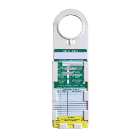 Hanging safety tag | with holder | LOTO / warning system | ABS + PVC | replaceable tags | for outdoor conditions | high visibility 1 Hanging safety tag | with holder | LOTO / warning system | ABS + PVC | replaceable tags | for outdoor conditions | high visibility 1