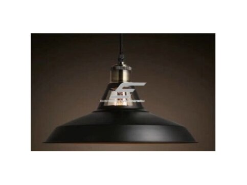 Pakabinamas šviestuvas | E27 | 1x35W | 230V | Ø310x200mm | su 1m kabeliu | be lempučių | IP20 | juodas Pakabinamas šviestuvas | E27 | 1x35W | 230V | Ø310x200mm | su 1m kabeliu | be lempučių | IP20 | juodas