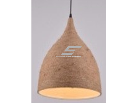 Pakabinamas šviestuvas | E27 | 1x35W | 230V | Ø300x300mm | su 1m kabeliu | be lempučių | IP20 | rudas korpusas | baltas vidus Pakabinamas šviestuvas | E27 | 1x35W | 230V | Ø300x300mm | su 1m kabeliu | be lempučių | IP20 | rudas korpusas | baltas vidus