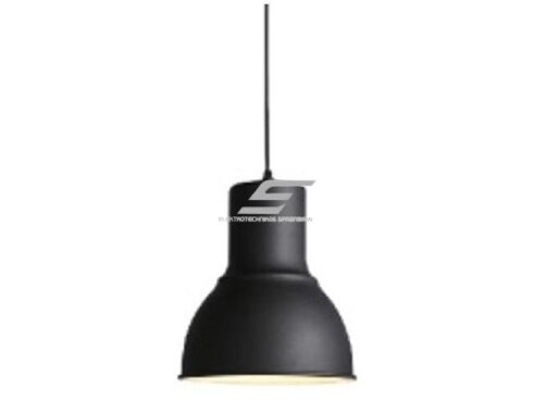 Pakabinamas šviestuvas | E27 | 1x35W | 230V | Ø350x410mm | su 1m kabeliu | be lempučių | IP20 | juodas korpusas | baltas vidus Pakabinamas šviestuvas | E27 | 1x35W | 230V | Ø350x410mm | su 1m kabeliu | be lempučių | IP20 | juodas korpusas | baltas vidus