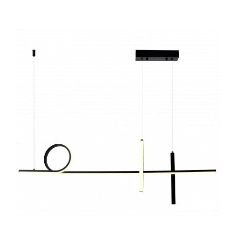 Suspended LED luminaire | 24W | 3000K | 1920lm | 1000mm | black | IP20 | Optonica PD24-A4