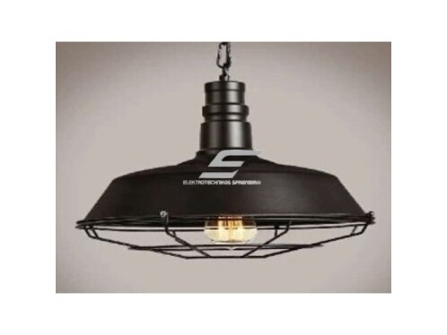 Pakabinamas šviestuvas | su grotelėmis | E27 | 1x35W | 230V | Ø360x260mm | su 1m kabeliu | be lempučių | IP20 | juodas Pakabinamas šviestuvas | su grotelėmis | E27 | 1x35W | 230V | Ø360x260mm | su 1m kabeliu | be lempučių | IP20 | juodas
