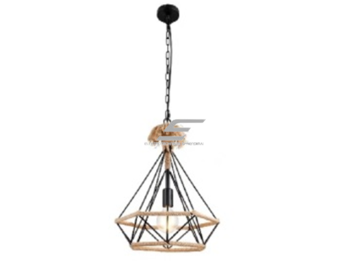 Pakabinamas šviestuvas | su grotelėmis | E27 | 1x35W | 230V | Ø380x310mm | su 1m kabeliu | be lempučių | IP20 | juodas Pakabinamas šviestuvas | su grotelėmis | E27 | 1x35W | 230V | Ø380x310mm | su 1m kabeliu | be lempučių | IP20 | juodas