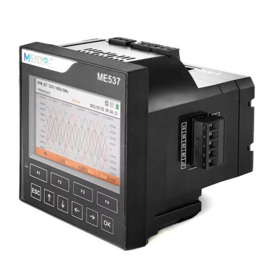 Multifunktsionaalne elektrivõrgu analüsaator | Rogowski andurite toega | 3,5" IPS | Modbus TCP / RS485 | ME537