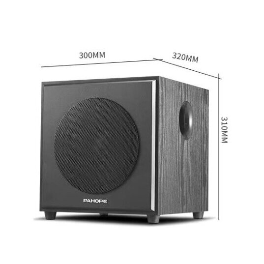 Pasīvais zemfrekvences skaļrunis | skaļrunis | 100W | 4 Ω | 310x300x320mm | melna koka apdare 2 Pasīvais zemfrekvences skaļrunis | skaļrunis | 100W | 4 Ω | 310x300x320mm | melna koka apdare 2