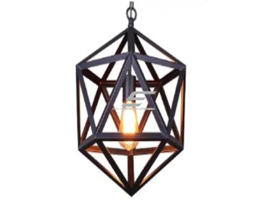 Pakabinamas šviestuvas | su grotelėmis | E27 | 1x35W | 230V | Ø350x350mm | su 1m kabeliu | be lempučių | IP20 | juodas Pakabinamas šviestuvas | su grotelėmis | E27 | 1x35W | 230V | Ø350x350mm | su 1m kabeliu | be lempučių | IP20 | juodas