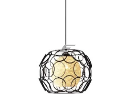 Pakabinamas šviestuvas | E27 | 1x35W | 230V | Ø300x180mm | su 1m kabeliu | be lempučių | IP20 | juodas Pakabinamas šviestuvas | E27 | 1x35W | 230V | Ø300x180mm | su 1m kabeliu | be lempučių | IP20 | juodas