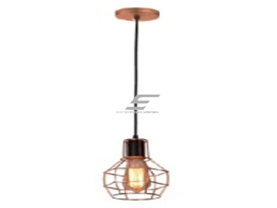 Pakabinamas šviestuvas | su grotelėmis | E27 | 1x35W | 230V | Ø150x140mm | su 1m kabeliu | be lempučių | IP20 | auksinis Pakabinamas šviestuvas | su grotelėmis | E27 | 1x35W | 230V | Ø150x140mm | su 1m kabeliu | be lempučių | IP20 | auksinis