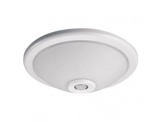Šviestuvas su judesio davikliu | E27 | 2x40W | 230V | Ø300x97mm | 6m | IP20 | baltas | Vizela | GTV | OS-PLCRKZ-00 | 5908231339973 Šviestuvas su judesio davikliu | E27 | 2x40W | 230V | Ø300x97mm | 6m | IP20 | baltas | Vizela | GTV | OS-PLCRKZ-00 | 5908231339973