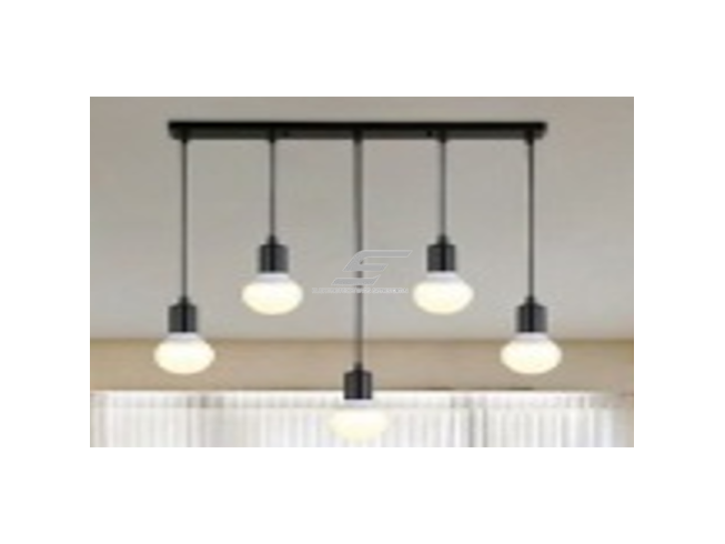 Pakabinamas šviestuvas | E27 | 5x35W | 230V | 110mm | su 1m kabeliu | be lempučių | IP20 | juodas Pakabinamas šviestuvas | E27 | 5x35W | 230V | 110mm | su 1m kabeliu | be lempučių | IP20 | juodas