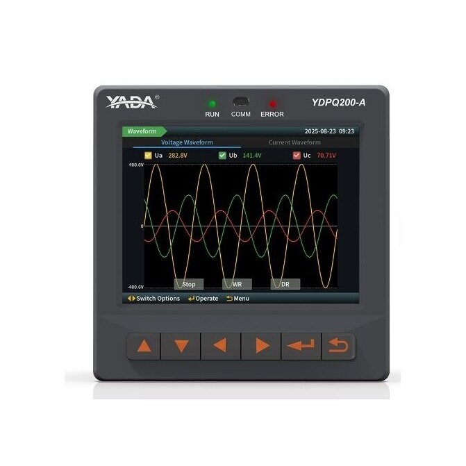 Paneļa | digitālais trīsfāžu 380V elektrotīkla analizators | 85-265VAC | 100-330VDC | 16GB | Ethernet | RS485 | RJ45 | Modbus 1 Paneļa | digitālais trīsfāžu 380V elektrotīkla analizators | 85-265VAC | 100-330VDC | 16GB | Ethernet | RS485 | RJ45 | Modbus 1