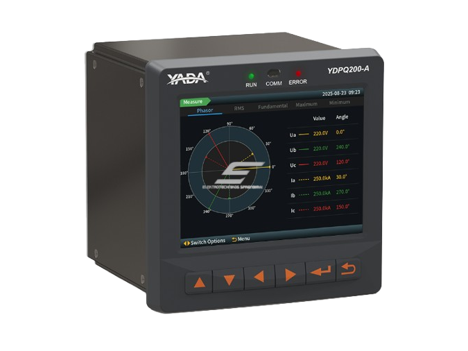 Panelinis | skaitmeninis elektros tinklo 380V analizatorius trifazis | 85-265VAC | 100-330VDC | 16GB | Ethernet | RS485 | RJ45 | Modbus Panelinis | skaitmeninis elektros tinklo 380V analizatorius trifazis | 85-265VAC | 100-330VDC | 16GB | Ethernet | RS485 | RJ45 | Modbus