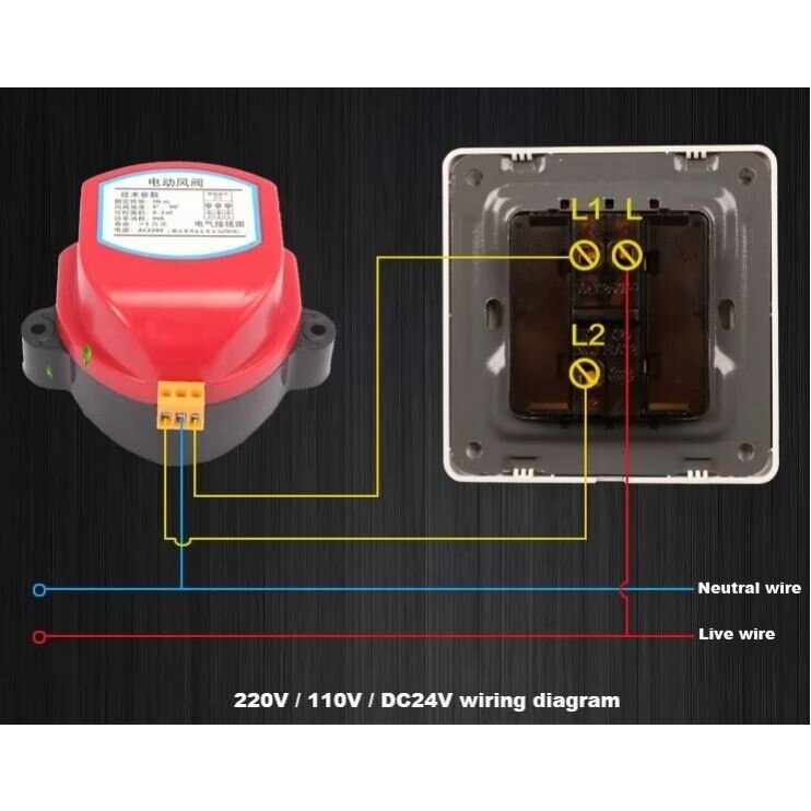 Motorizēts piedziņas mehānisms gaisa aizbīdnim | ventilācijas sistēmai | D125mm | 2Nm | 230V | nerūsējošais tērauds 1 Motorizēts piedziņas mehānisms gaisa aizbīdnim | ventilācijas sistēmai | D125mm | 2Nm | 230V | nerūsējošais tērauds 1