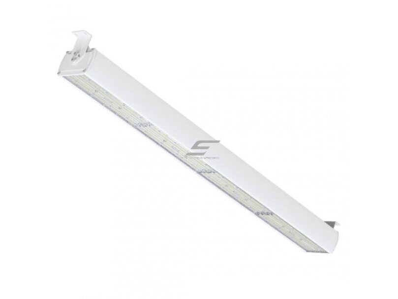 Pakabinamas | pramoninis LED šviestuvas aukštoms patalpoms | 120W | 230V | 4000K | 24000lm | IP65 | 600x125x120mm