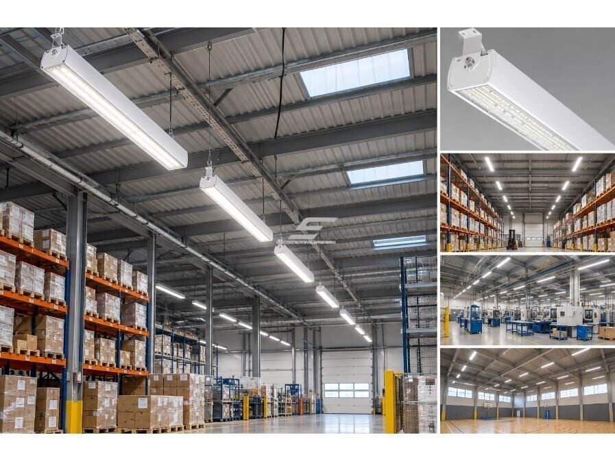 Pakabinamas | pramoninis LED šviestuvas aukštoms patalpoms | 120W | 230V | 4000K | 24000lm | IP65 | 600x125x120mm 1 Pakabinamas | pramoninis LED šviestuvas aukštoms patalpoms | 120W | 230V | 4000K | 24000lm | IP65 | 600x125x120mm 1