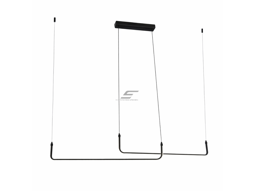 Pakabinamas LED šviestuvas | 25W | 3000K | 2000 lm | 1200mm | juodo smėlio spalvos | IP20 | Optonica PD25-A4