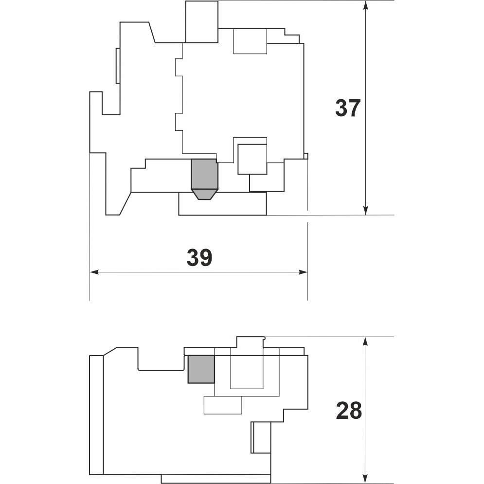 Styk pomocniczy (lewy) do przemysłowych wyłączników automatycznych FMC3/3U (FMD) | 1NO+1NC | 10A | 230/400V | Promfactor Baltic F/AX3L 1 Styk pomocniczy (lewy) do przemysłowych wyłączników automatycznych FMC3/3U (FMD) | 1NO+1NC | 10A | 230/400V | Promfactor Baltic F/AX3L 1