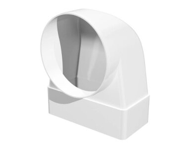 Perėjimas | adapteris | jungtis ortakiui (alkūnė) 90° | vėdinimo sistemoms | sujungti apvalius ir kvadratinius ortakius | D125 | 204x60mm | 620JO12,5A Perėjimas | adapteris | jungtis ortakiui (alkūnė) 90° | vėdinimo sistemoms | sujungti apvalius ir kvadratinius ortakius | D125 | 204x60mm | 620JO12,5A