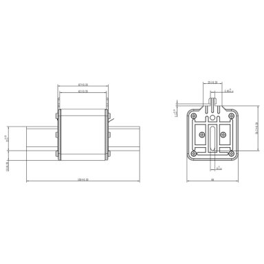 Knife fuse | ceramic | NH3 | 630A | gG | 120kA | 500V Knife fuse | ceramic | NH3 | 630A | gG | 120kA | 500V