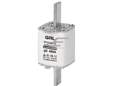 Peilinis saugiklis | keramikinis | NH2 | 400A | 500V | 120kA | gG | NH2-400 Peilinis saugiklis | keramikinis | NH2 | 400A | 500V | 120kA | gG | NH2-400