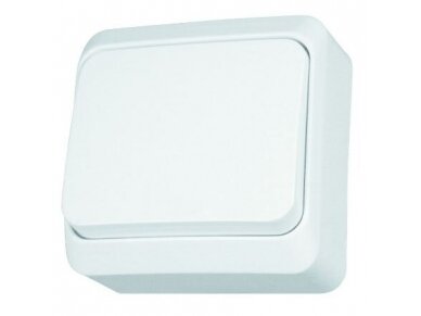 Jungiklis | 1 klavišo | 10A | virštinkinis | IP20 | baltas | Prima Schneider Electric | WDE001010 | 5904093552642