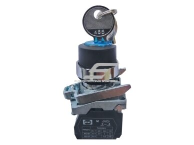 Perjungiklis su raktu | 22 mm | 1NO | 2 pozicijos 0-1 | su fiksacija | metalinis | IP40 | Promfactor Baltic | FP CKL bl Perjungiklis su raktu | 22 mm | 1NO | 2 pozicijos 0-1 | su fiksacija | metalinis | IP40 | Promfactor Baltic | FP CKL bl