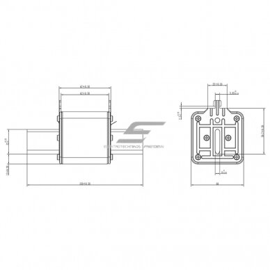 Knife fuse | ceramic | NH3 | 630A | gG | 120kA | 500V 1