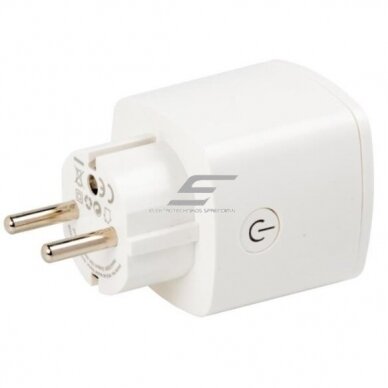 Беспроводная | Умная электрическая розетка | 10A | 100-240V | Белая | Wi-Fi | Hikvision DS-PSP1-WE AX PRO