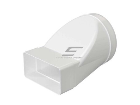 Perėjimas | adapteris ortakiams | vėdinimo sistemoms | apvalių ir kvadratinių ortakių sujungimas | D125 | 120x60mm | baltas | plastikinis | 612JO12,5PA Perėjimas | adapteris ortakiams | vėdinimo sistemoms | apvalių ir kvadratinių ortakių sujungimas | D125 | 120x60mm | baltas | plastikinis | 612JO12,5PA