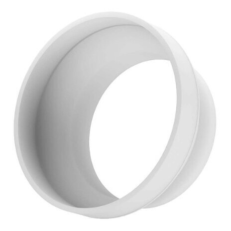 Savienotājs gaisa vadam | adapteris | pāreja | ventilācijas sistēmām | D100/120 | balts | plastmasas | 1012PO 1 Savienotājs gaisa vadam | adapteris | pāreja | ventilācijas sistēmām | D100/120 | balts | plastmasas | 1012PO 1