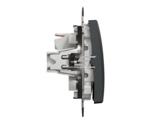 Perjungiklis | 2 klavišų | 10 AX | 250 V | potinkinis | IP20 | antracito spalvos | Sedna Design | Schneider Electric | SDD114108 1