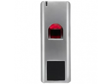 Antivandalinis | biometrinis pirštų atspaudų ir RFID kortelių skaitytuvas | 12VDC | 128x48x26mm | IP66 | SF1