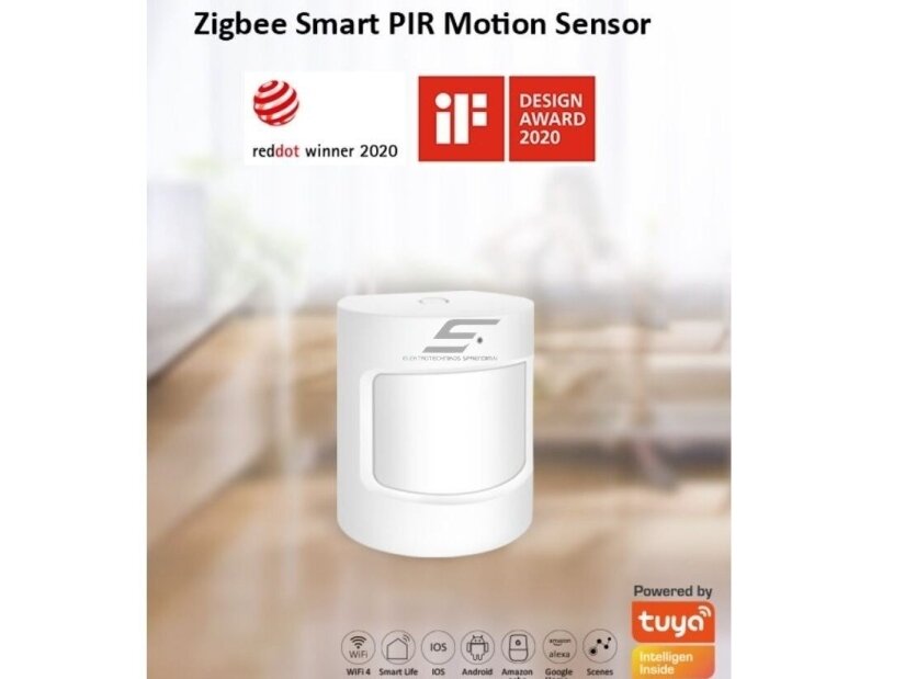 Išmanus | belaidis PIR judesio jutiklis | daviklis | 47x38x35mm | 120° | 8m | baltas | Wi-Fi | ZigBee | Tuya | NOUS-E2 | 5907772033869 2 Išmanus | belaidis PIR judesio jutiklis | daviklis | 47x38x35mm | 120° | 8m | baltas | Wi-Fi | ZigBee | Tuya | NOUS-E2 | 5907772033869 2