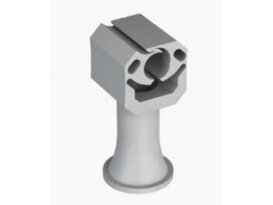 PVC laikiklis vielai | 8mm | aukštis 40mm | pilkas | plastikinis/nailono | LVG1150 PVC laikiklis vielai | 8mm | aukštis 40mm | pilkas | plastikinis/nailono | LVG1150