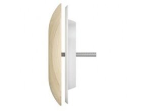 Difuzorius su flanšu D100 | vėdinimo | ventiliacijos sistemoms | plastikinis | medžio imitacija | 10DM 1