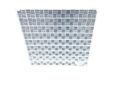 Plastikinės ventiliacijos dekoratyvinės grotelės | Armstrong tipo luboms | į lubas | 600x600mm | 6060LU Plastikinės ventiliacijos dekoratyvinės grotelės | Armstrong tipo luboms | į lubas | 600x600mm | 6060LU