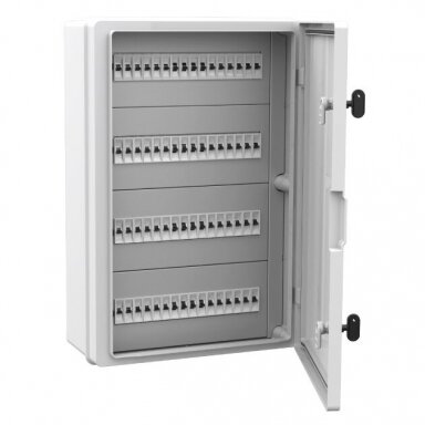 Plastic surface-mounted sealed electrical distribution box | enclosure | 64 modules | halogen-free | with sealing (plombing) option | 400×600×200 mm | white door | IP65 | TEM Plastic surface-mounted sealed electrical distribution box | enclosure | 64 modules | halogen-free | with sealing (plombing) option | 400×600×200 mm | white door | IP65 | TEM