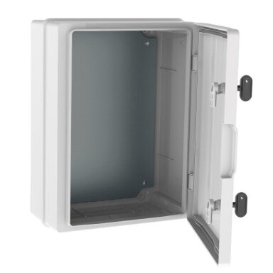 Plastic surface-mounted hermetic panel | box | halogen-free | 400x300x170mm | white doors | IP65 | TEM Plastic surface-mounted hermetic panel | box | halogen-free | 400x300x170mm | white doors | IP65 | TEM