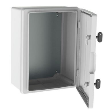 Plastic surface-mounted hermetic panel | box | halogen-free | 400x300x190mm | white doors | IP65 | TEM Plastic surface-mounted hermetic panel | box | halogen-free | 400x300x190mm | white doors | IP65 | TEM