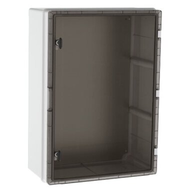 Plastic surface-mounted hermetic enclosure | box | halogen-free | 500x700x250mm | transparent door | IP65 | TEM Plastic surface-mounted hermetic enclosure | box | halogen-free | 500x700x250mm | transparent door | IP65 | TEM
