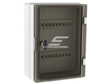 Elektros paskirstymo | modulinis skydelis | dėžė | skydas | 18 modulių | 260x350x150mm | skaidrios durelės | behalogeninis | su plombavimo galimybe | hermetinis | virštinkinis | plastikinis | IP65 | TEM | 920.2635.152.018 Elektros paskirstymo | modulinis skydelis | dėžė | skydas | 18 modulių | 260x350x150mm | skaidrios durelės | behalogeninis | su plombavimo galimybe | hermetinis | virštinkinis | plastikinis | IP65 | TEM | 920.2635.152.018