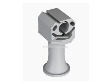 PVC laikiklis vielai | 8mm | aukštis 40mm | pilkas | plastikinis/nailono | LVG1150 PVC laikiklis vielai | 8mm | aukštis 40mm | pilkas | plastikinis/nailono | LVG1150