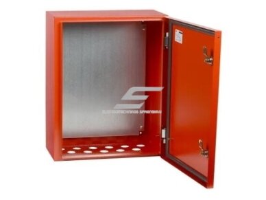 Elektros paskirstymo skydelis | dėžė | skydas | 650x500x220mm | hermetinis | virštinkinis | plieninis | raudonas | IP54 | IEK | IND-YKM40-03-54 | 4606056260939