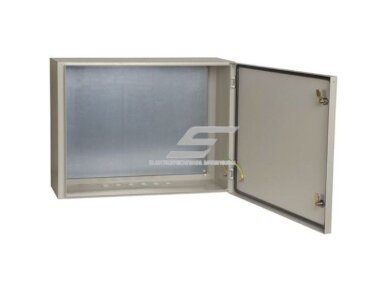 Elektros paskirstymo skydelis | dėžė | skydas | 600x600x250mm | su įmontuojama montažine plokšte | hermetinis | virštinkinis | plieninis | IP54 | IEK | YKM40-662-54 | 4606056099362