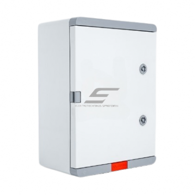 Plastikowa obudowa elektryczna | rozdzielnica 400x300x170mm | szare drzwi IP67 Plastikowa obudowa elektryczna | rozdzielnica 400x300x170mm | szare drzwi IP67