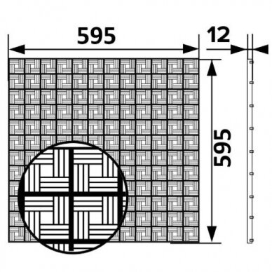 Plastikowe kratki wentylacyjne do sufitów typu| Armstrong |600x600mm,| 6060LU 3 Plastikowe kratki wentylacyjne do sufitów typu| Armstrong |600x600mm,| 6060LU 3