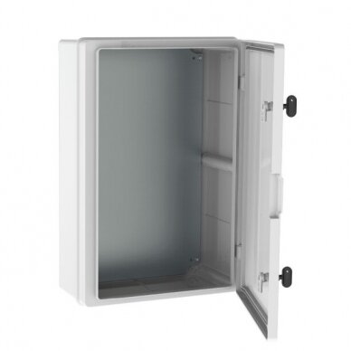 Plastic surface-mounted hermetic enclosure | box | halogen-free | 400x600x200mm | white doors | IP65 | TEM Plastic surface-mounted hermetic enclosure | box | halogen-free | 400x600x200mm | white doors | IP65 | TEM